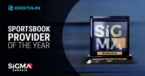 Digitain wins the Bookmaker Provider of the Year Award at the SiGMA Eurasia Awards 2023